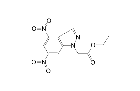 ethyl (4,6-dinitro-1H-indazol-1-yl)acetate