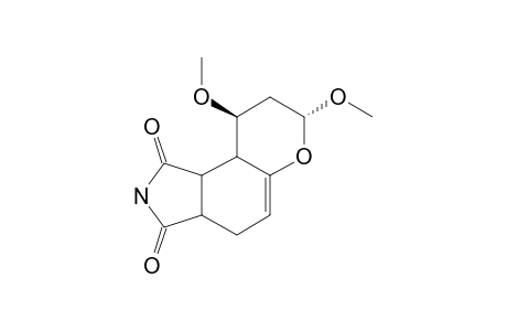 (2S,4R,4AR,5R,6S)-4A,5,6,7-TETRAHYDRO-2,4-DIMETHOXY-5,6-CHROMANDICARBOXIMIDE