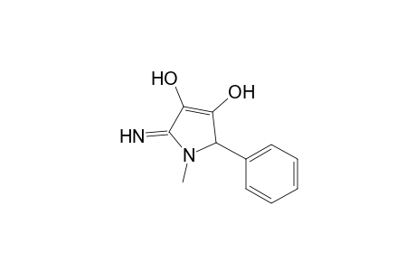 1H-Pyrrole-3,4-diol, 2,5-dihydro-2-imino-1-methyl-5-phenyl-