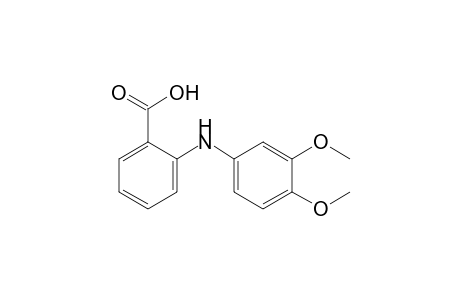 2-(3,4-Dimethoxyanilino)benzoic acid