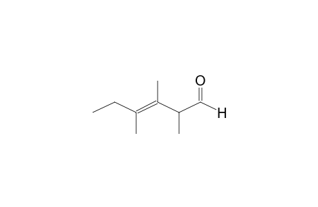 2,3,4-Trimethyl-hex-3-enal