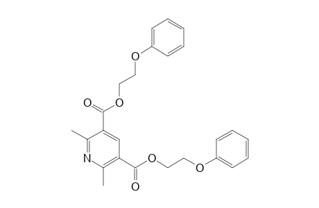 Bis(2-phenoxyethyl) 2,6-dimethyl-3,5-pyridinedicarboxylate