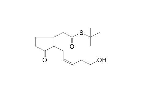 S-(tert-Butyl) (2-[(2Z)-5-hydroxy-2-pentenyl]-3-oxocyclopentyl)ethanethioate