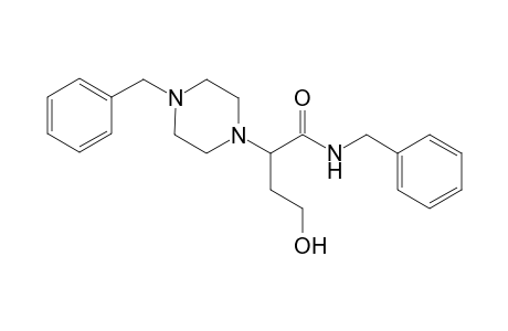 4-Hydroxy-N-(phenylmethyl)-2-[4-(phenylmethyl)-1-piperazinyl]butanamide