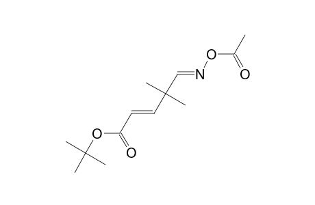 t-Butyl (Z)-N-Acetoxy-4,4-dimethyl-6-azahexa-2,5-dienoate