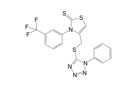 4-((1-Phenyltetrazol-5-yl)sulfanylmethyl)-3-(3-trifluormethylphenyl)-2,3-dihydrothiazol-2-thione