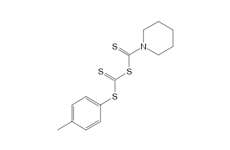 trithiocarbonic acid, p-tolyl ester, anhydrosulfide with 1-piperidinecarbodithioic acid