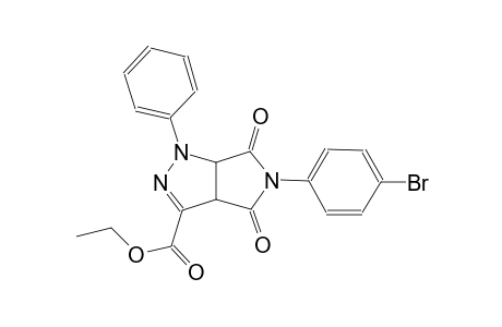 ethyl 5-(4-bromophenyl)-4,6-dioxo-1-phenyl-1,3a,4,5,6,6a-hexahydropyrrolo[3,4-c]pyrazole-3-carboxylate