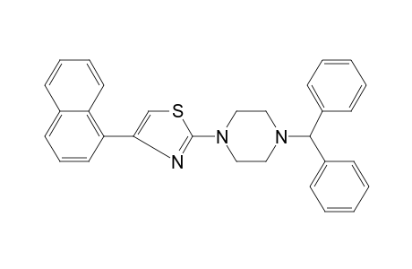 1-Benzhydryl-4-[4-(1-naphthyl)-1,3-thiazol-2-yl]piperazine
