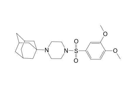 1-(1-Adamantyl)-4-[(3,4-dimethoxyphenyl)sulfonyl]piperazine
