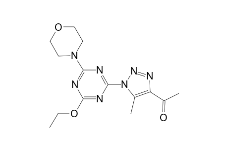 1-[1-(4-Ethoxy-6-morpholin-4-yl-[1,3,5]triazin-2-yl)-5-methyl-1H-[1,2,3]triazol-4-yl]-ethanone