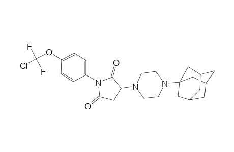 3-[4-(1-adamantyl)-1-piperazinyl]-1-[4-[chloro(difluoro)methoxy]phenyl]pyrrolidine-2,5-dione