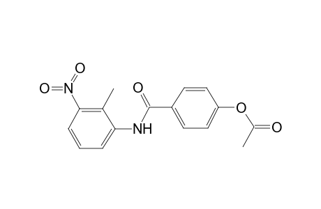 4-[(2-Methyl-3-nitroanilino)carbonyl]phenyl acetate