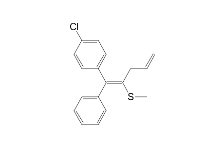 1-Chloro-4-[(1Z)-2-(methylthio)-1-phenylpenta-1,4-dienyl]benzene