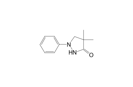 4,4-Dimethyl-1-phenyl-pyrazolidin-3-one