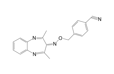 4-({[(2,4-dimethyl-3H-1,5-benzodiazepin-3-ylidene)amino]oxy}methyl)benzonitrile