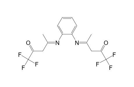 (4Z)-1,1,1-Trifluoro-4-[(2-([(E)-4,4,4-trifluoro-1-methyl-3-oxobutylidene]amino)phenyl)imino]-2-pentanone