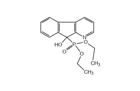 (9-hydroxy-9H-indeno[2,1-b]pyridin-9-yl)phosphonic acid, diethyl ester