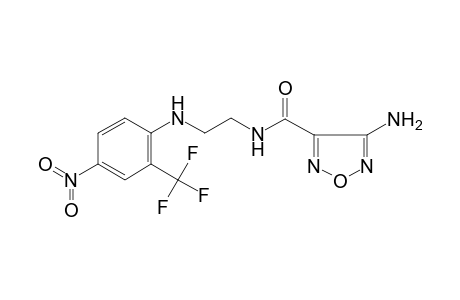 4-Amino-N-[2-[4-nitro-2-(trifluoromethyl)anilino]ethyl]-1,2,5-oxadiazole-3-carboxamide