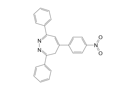 4H-1,2-Diazepine, 5-(p-nitrophenyl)-3,7-diphenyl-