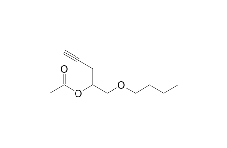 [1-(Butoxymethyl)but-3-ynyl] acetate