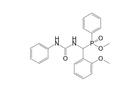 Methyl (2-methoxyphenyl)(3-phenylureido)methyl(phenyl)phosphinate