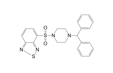 4-(4-Benzhydryl-piperazine-1-sulfonyl)-benzo[1,2,5]thiadiazole