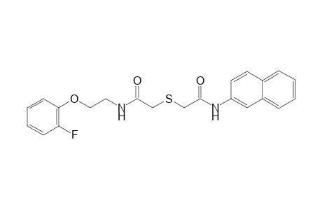 N-[2-(2-Fluorophenoxy)ethyl]-N'-(2-naphthyl)-3-thiaglutaramide