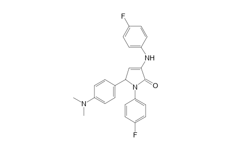 2-(4-Dimethylaminophenyl)-4-(4-fluoroanilino)-1-(4-fluorophenyl)-2H-pyrrol-5-one