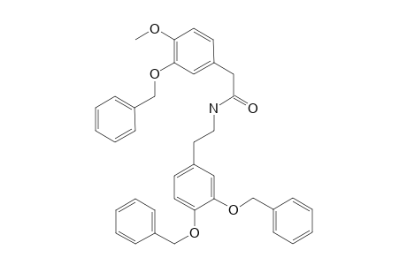 2-(3-(benzyloxy)-4-methoxyphenyl)-N-(3,4-bis(benzyloxy)phenethyl)acetamide