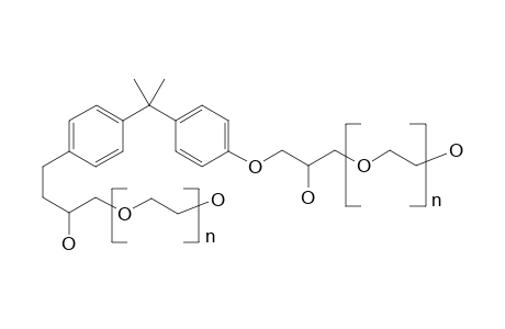 Poly(ethylene glycol), reacted with Bisphenol A diglycidyl ether