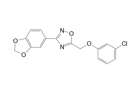 1,2,4-Oxadiazole, 3-(1,3-benzodioxol-5-yl)-5-[(3-chlorophenoxy)methyl]-