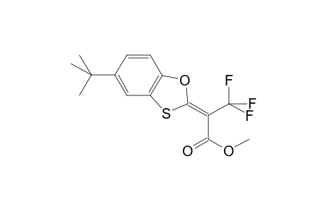 2-(5-tert-Butyl-benzo[1,3]oxathiol-2-ylidene)-3,3,3-trifluoro-propionic acid methyl ester