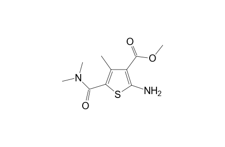 Methyl 2-amino-5-[(dimethylamino)carbonyl]-4-methyl-3-thiophenecarboxylate