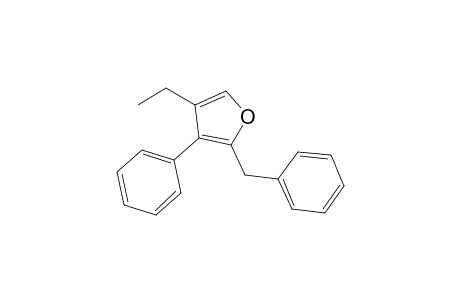 2-Benzyl-4-ethyl-3-phenylfuran