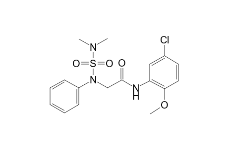 Acetamide, [[(dimethylamino)sulfonyl]phenylamino]-N-[(3-chloro-6-methoxy)phenyl]-