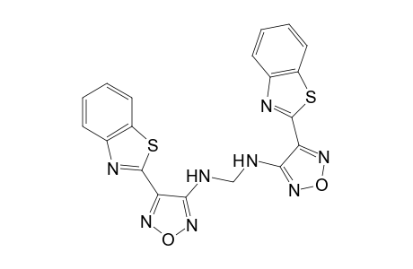 N,N'-bis-(4-benzothiazol-2-yl-furazan-3-yl)-methanediamine