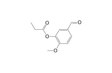 5-Formyl-2-methoxyphenyl propionate