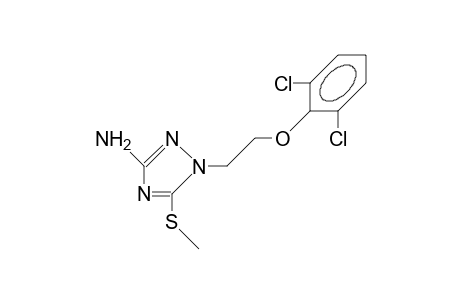 5-Amino-2-(2-[2,6-dichloro-phenoxy]-ethyl)-3-methylthio-1,2,4-triazole