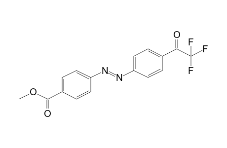 4-(4-Trifluoroacetylphenylazo)benzoic acid, methyl ester