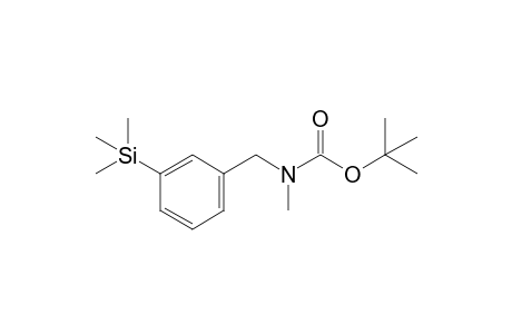 N-(t-Butoxycarbonyl)-N-methyl(m-trimethylsilylbenzyl)amine