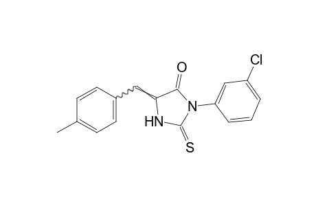 3-(m-chlorophenyl)-5-(p-methylbenzylidene)-2-thiohydantoin