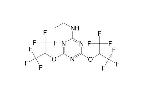 N-ethyl-4,6-bis[2,2,2-trifluoro-1-(trifluoromethyl)ethoxy]-1,3,5-triazin-2-amine