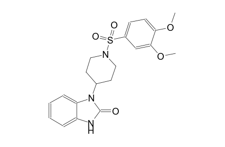 2H-benzimidazol-2-one, 1-[1-[(3,4-dimethoxyphenyl)sulfonyl]-4-piperidinyl]-1,3-dihydro-