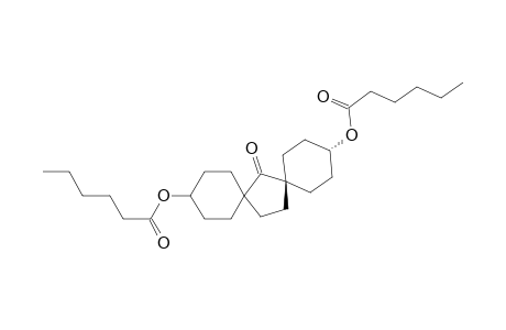 cis,trans-3,11-Dihexanoyldispiro[5.1.5.2]pentadecan-7-one