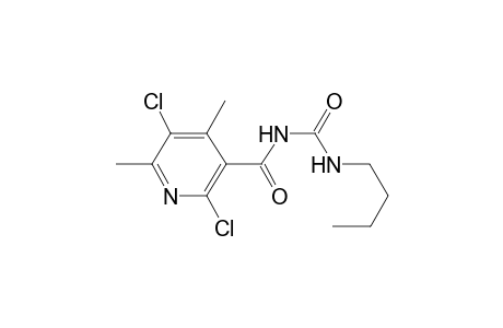 N-butyl-N'-[(2,5-dichloro-4,6-dimethyl-3-pyridinyl)carbonyl]urea