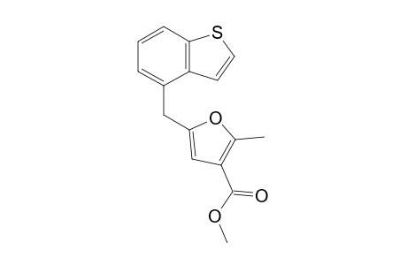 Methyl 5-(Benzo[b]thiophen-4-ylmethyl)-2-methylfuran-3-carboxylate