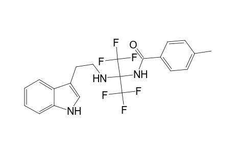 4-Methyl-N-[2,2,2-trifluoro-1-[2-(1H-indol-3-yl)-ethylamino]-1-trifluoromethyl-ethyl]-benzamide