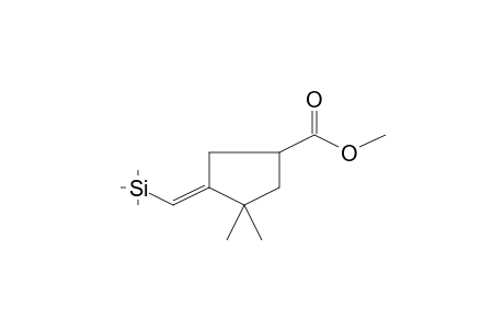 Cyclopentanecarboxylic acid, 4,4-dimethyl-3-trimethylsilylmethylene-, methyl ester