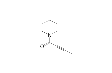 PIPERIDINE, 1-(1-OXO-2-BUTYNYL)-